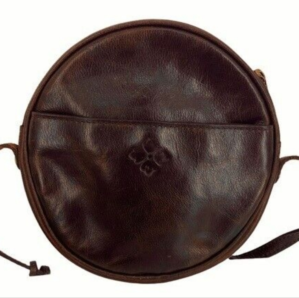 Leather Patricia Nash Scafati Leopard Haircalf crossbody bag (firm Price) - Picture 4 of 4